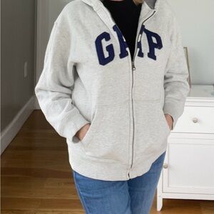 Gap hooded sweater sweatshirt child size XL fits woman size small